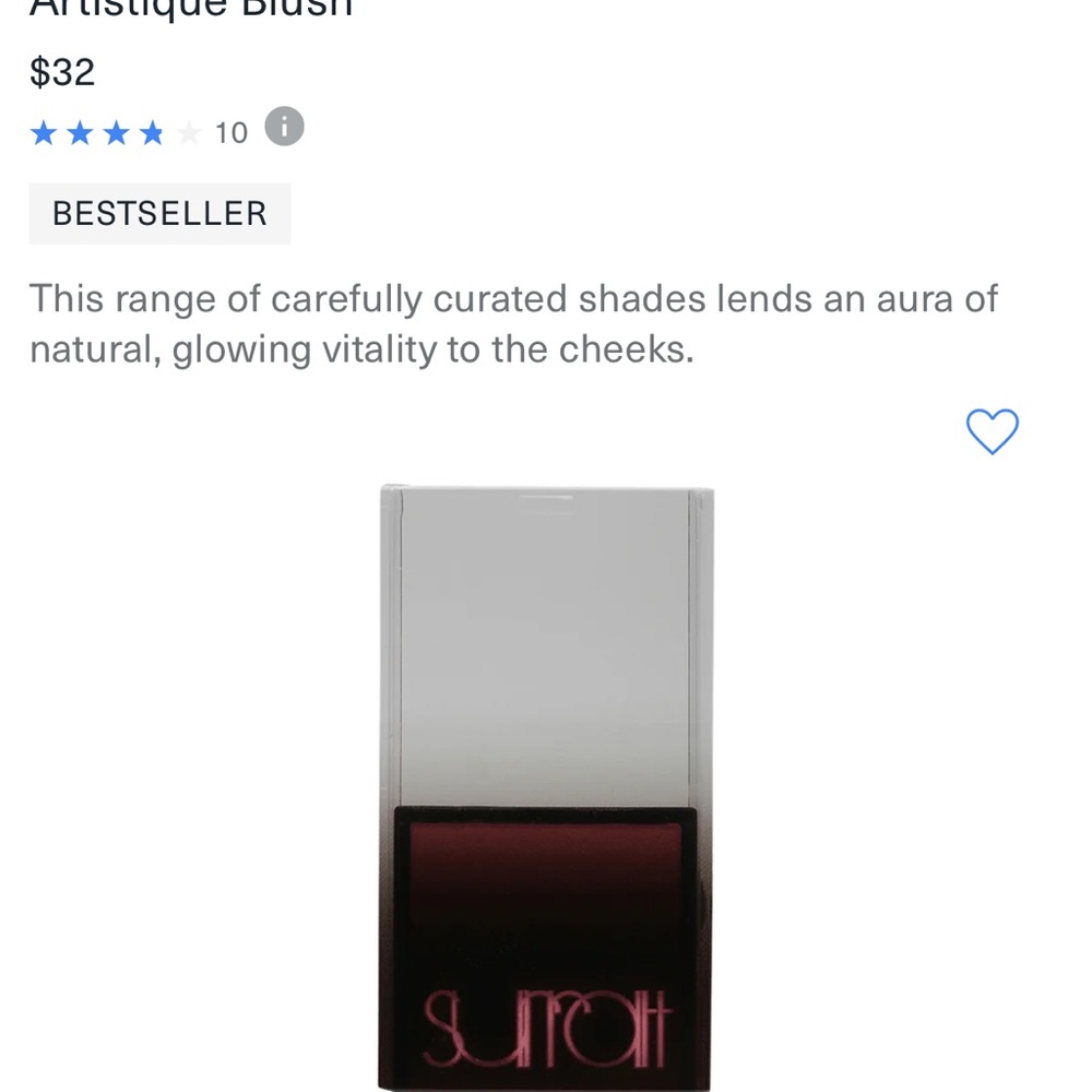 Surrat Artistique Blush Ponceau
